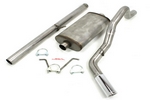 3-2 1/2" Cat Back Single Side Swept Exit Stainless Steel